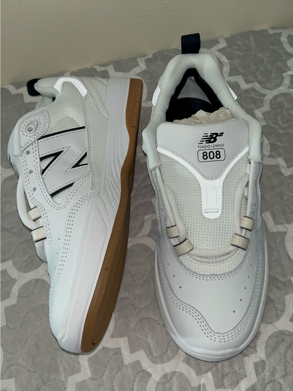 New Balance 808 Tiago Lemos White Retro Trainer